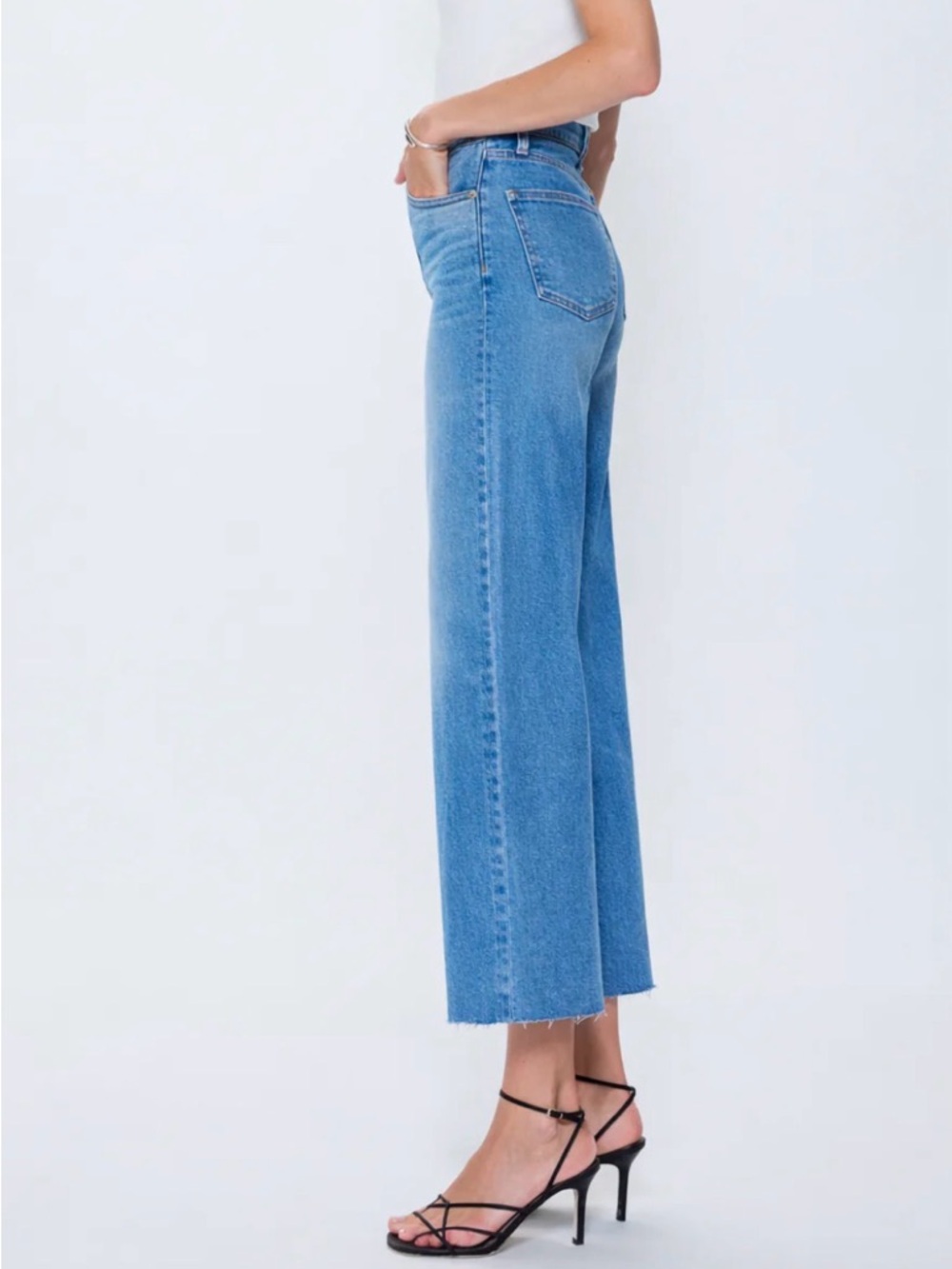 Pistola Lana Crop High Rise wide leg jean - Picture 2 of 3
